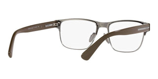 Prada PR 57ZV men Brown Squared Eyeglasses