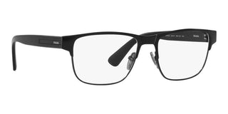 Prada PR 57ZV men Black Squared Eyeglasses