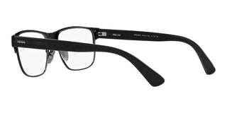 Prada PR 57ZV men Black Squared Eyeglasses