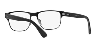 Prada PR 57ZV men Black Squared Eyeglasses