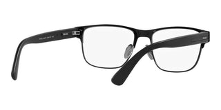 Prada PR 57ZV men Black Squared Eyeglasses