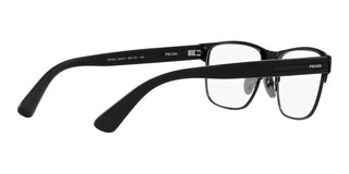 Prada PR 57ZV men Black Squared Eyeglasses