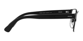 Prada PR 57ZV men Black Squared Eyeglasses