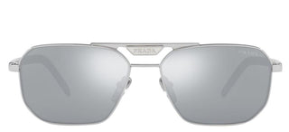 Prada PR 58YS men Silver Geometric Sunglasses