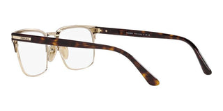 Prada PR 58ZV men Brown Squared Eyeglasses