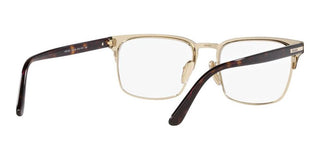 Prada PR 58ZV men Brown Squared Eyeglasses