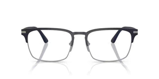 Prada PR 58ZV men Silver Squared Eyeglasses