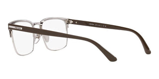 Prada PR 58ZV men Silver Squared Eyeglasses