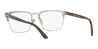 Prada PR 58ZV men Silver Squared Eyeglasses