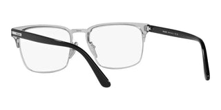 Prada PR 58ZV men Black Squared Eyeglasses