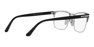 Prada PR 58ZV men Black Squared Eyeglasses