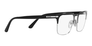 Prada PR 58ZV men Black Squared Eyeglasses