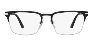 Prada PR 58ZV men Black Squared Eyeglasses