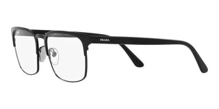 Prada PR 58ZV men Black Squared Eyeglasses