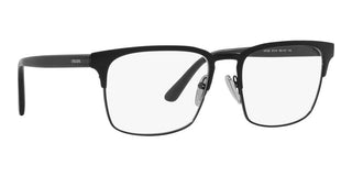 Prada PR 58ZV men Black Squared Eyeglasses