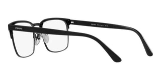 Prada PR 58ZV men Black Squared Eyeglasses