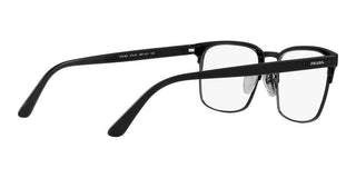 Prada PR 58ZV men Black Squared Eyeglasses