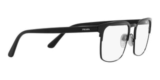 Prada PR 58ZV men Black Squared Eyeglasses