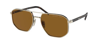 Prada PR 59YS men Gold Pilot Sunglasses