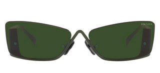 Prada PR 59ZS women Green Geometric Sunglasses