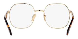 Prada PR 59ZV women Gold Geometric Eyeglasses