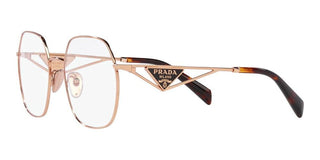 Prada PR 59ZV women Rose gold Geometric Eyeglasses