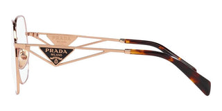 Prada PR 59ZV women Rose gold Geometric Eyeglasses