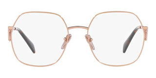 Prada PR 59ZV women Rose gold Geometric Eyeglasses