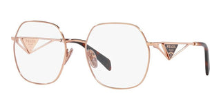 Prada PR 59ZV women Rose gold Geometric Eyeglasses