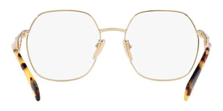 Prada PR 59ZV women Gold Geometric Eyeglasses