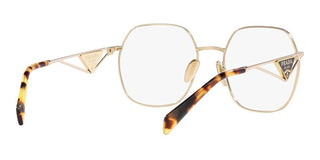 Prada PR 59ZV women Gold Geometric Eyeglasses