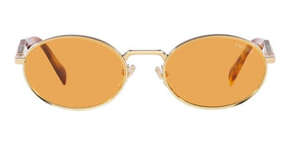 Prada PR 65ZS women Gold Geometric Sunglasses