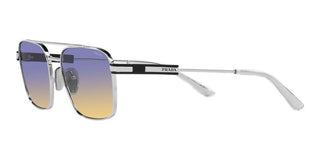 Prada PR 67ZS unisex Silver Geometric Sunglasses