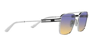 Prada PR 67ZS unisex Silver Geometric Sunglasses