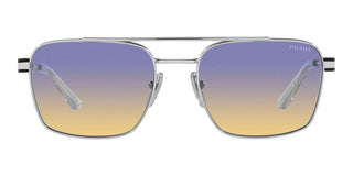 Prada PR 67ZS unisex Silver Geometric Sunglasses