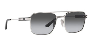 Prada PR 67ZS unisex Silver Geometric Sunglasses