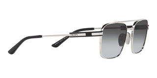 Prada PR 67ZS unisex Silver Geometric Sunglasses