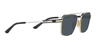 Prada PR 67ZS unisex Gold Geometric Sunglasses