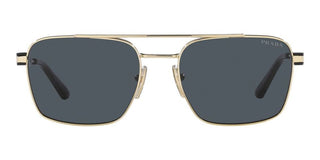 Prada PR 67ZS unisex Gold Geometric Sunglasses