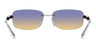 Prada PR 68ZS men Silver Geometric Sunglasses