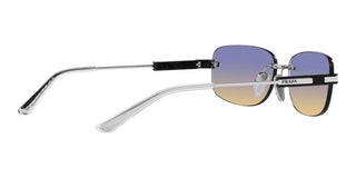 Prada PR 68ZS men Silver Geometric Sunglasses