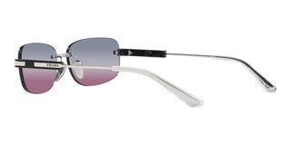 Prada PR 68ZS men Silver Geometric Sunglasses