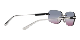 Prada PR 68ZS men Silver Geometric Sunglasses