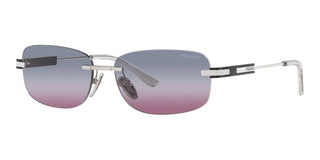 Prada PR 68ZS men Silver Geometric Sunglasses