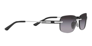 Prada PR 68ZS men Silver Geometric Sunglasses