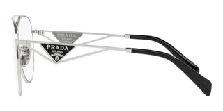 Prada PR 73ZS women Silver Pilot Sunglasses