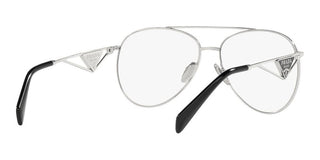 Prada PR 73ZS women Silver Pilot Sunglasses