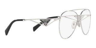 Prada PR 73ZS women Silver Pilot Sunglasses