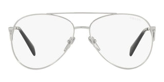 Prada PR 73ZS women Silver Pilot Sunglasses