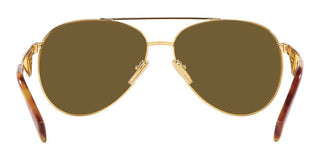 Prada PR 73ZS women Gold Pilot Sunglasses